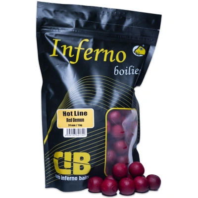 Carp inferno boilies hot line red demon -  250 g 20 mm