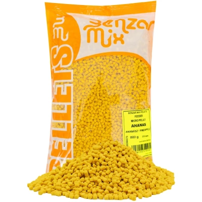 Benzar mix mikro pelety feeder 800 g 3,5 mm - ananas