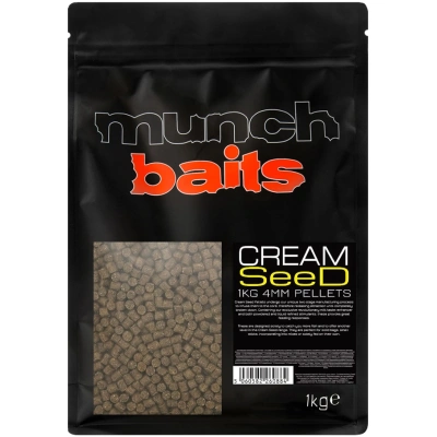 Munch baits pelety cream seed pellet - 1 kg 4 mm