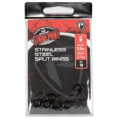 Fox rage kroužky strike point stainless steel split ring - small