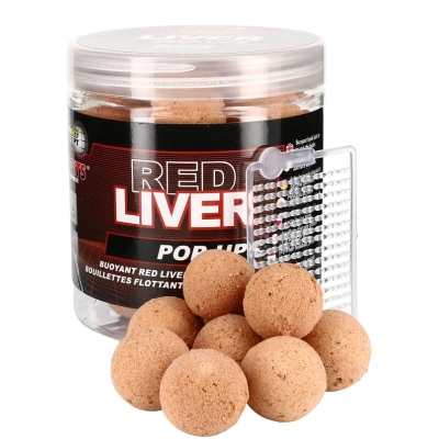 Starbaits plovoucí boilie red liver 50 g - 16 mm