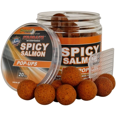 Starbaits plovoucí boilie pop up spicy salmon 50 g -14 mm