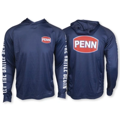 Penn funkční triko s dlouhým rukávem a kapucí pro hooded jersey - s