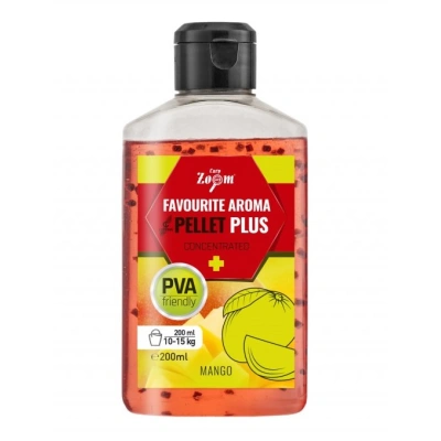 Carp zoom booster favourite aroma liquid pellet plus 200 ml - mango