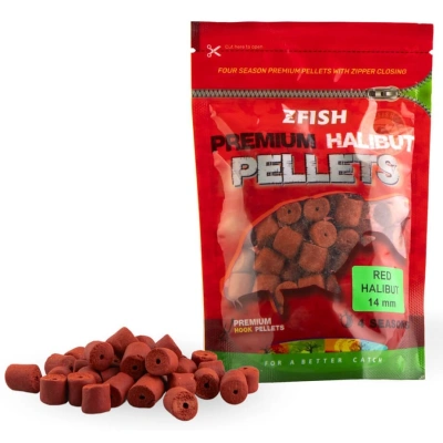 Zfish chytací pelety premium halibut pellets red halibut 200 g - 14 mm