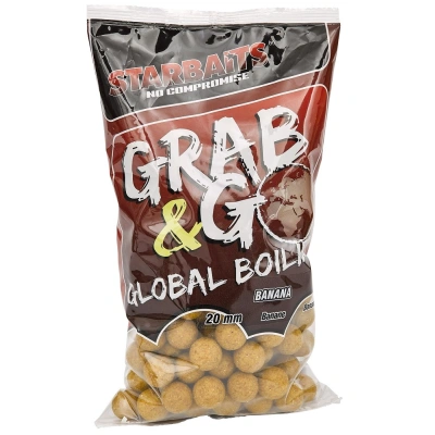 Starbaits boilies g&g global banana cream - 1 kg 14 mm