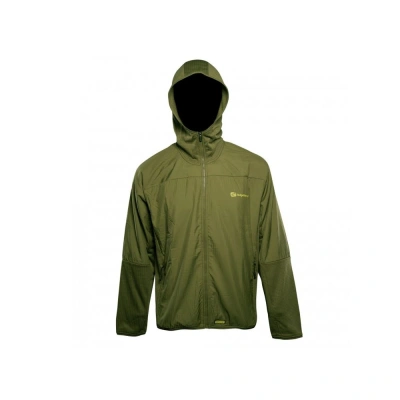 RidgeMonkey Bunda APEarel Dropback Lightweight Zip Jacket Green - L