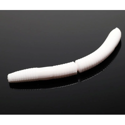 Libra Lures Fatty D’Worm White - D’Worm 6,5cm 10ks