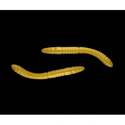 Libra Lures Fatty D’Worm Yellow - D’Worm 6,5cm 10ks