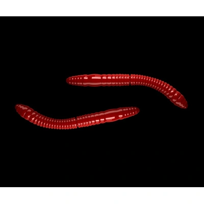 Libra Lures Fatty D’Worm Red - D’Worm 6,5cm 10ks