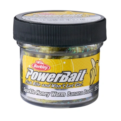 Berkley Nástraha PowerBait Honey Worm 2,5cm - Yellow
