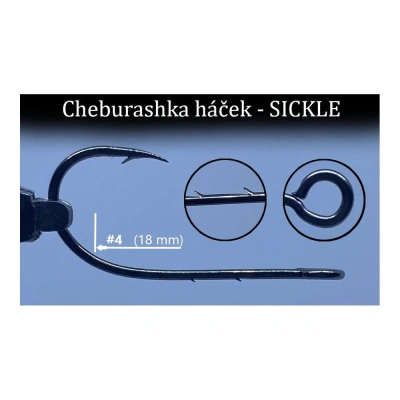 Jigovky Háček Cheburashka Sickle 10ks - 1/0