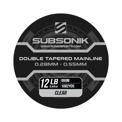 Sonik Vlasec Subsonik Double Tapered Main Line Clear 990m - 0,30-0,55mm 14lb