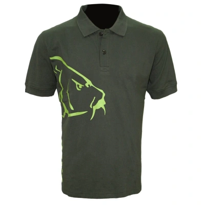 Zfish Tričko Carp Polo T-Shirt Olive Green - L