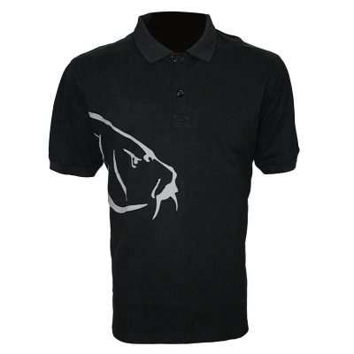 Zfish tričko carp polo t-shirt black-velikost xl