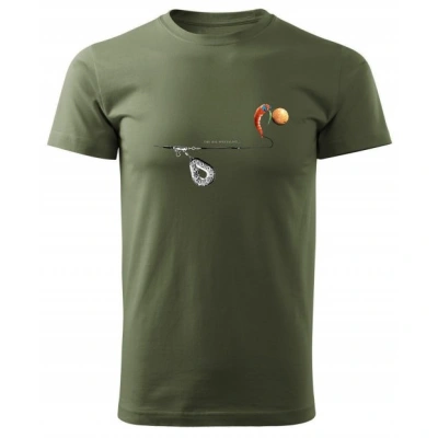 Carp´r´us tričko mouthsnagger army zelená-velikost s