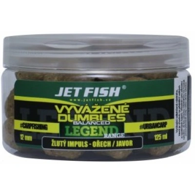 Jet fish vyvážené dumbles legend range 200 ml 12 mm-žlutý impuls ořech javor