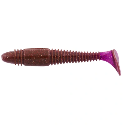 Lucky john gumová nástraha pro tioga fat purple plum-11,4 cm 4 ks