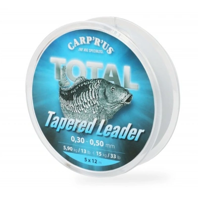 Carp ´r´ us ujímaný šokový vlasec total tapered line - průměr 0,25-0,50 mm
