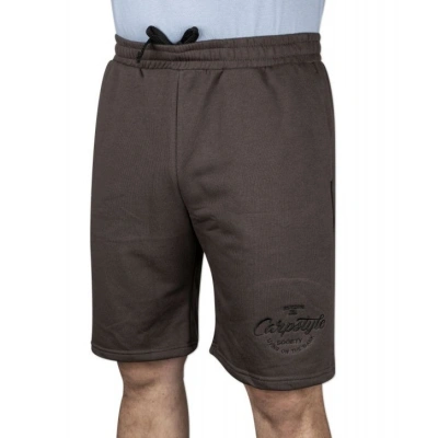 Carpstyle kraťasy brown forest shorts - velikost m