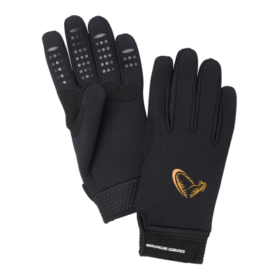 Savage gear rukavice neoprene stretch glove black - m