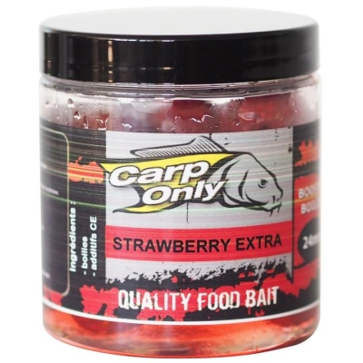 Carp only dipovaný boilies strawberry extra 250 ml - 24 mm