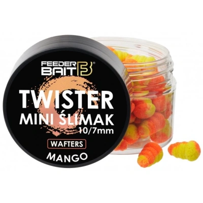 Feederbait twister mini šlimak wafters 11x8 mm 25 ml - mango